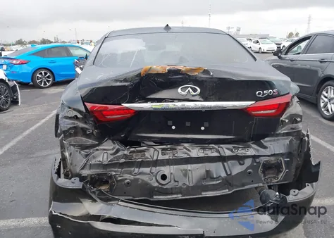 2020 Infiniti Q50 Red Sport 400 from USA, damaged, VIN JN1FV7APXLM630012